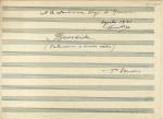 Portada de la partitura Benedicta (1943)